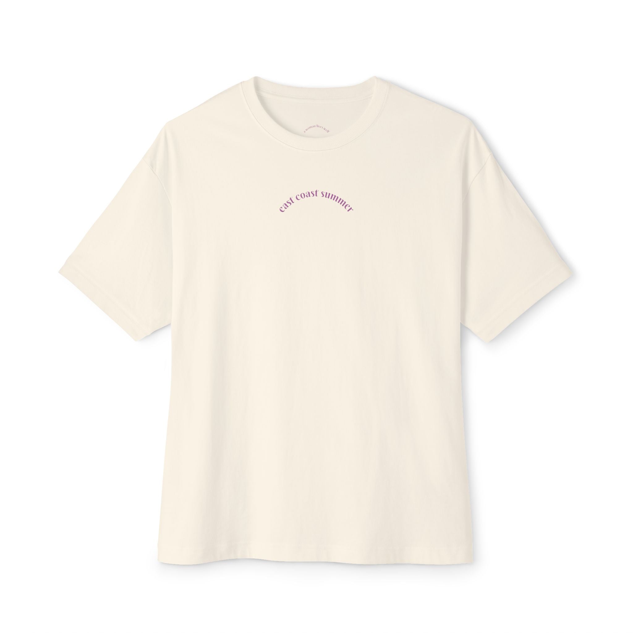 east coast summer | The Oversized Boxy Tee for Golden-Hour