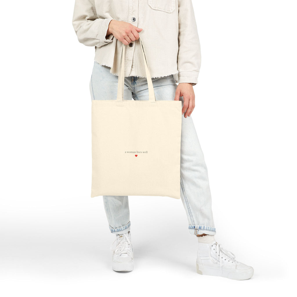 a woman lives well | The Eco-Friendly Reusable Tote Bag